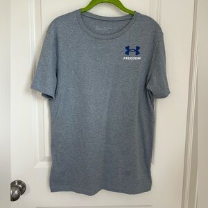 Under Armour Patriotic Gray Short Sleeve Tee